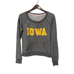 Pink Iowa Hawkeyes Scoop Neck Sweatshirt, Size Small, KB362